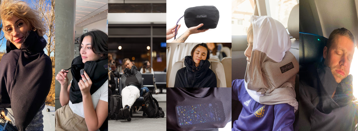 SKY-HAVEN TRAVEL home of the SLOODIE- best travel pillow for airplanes