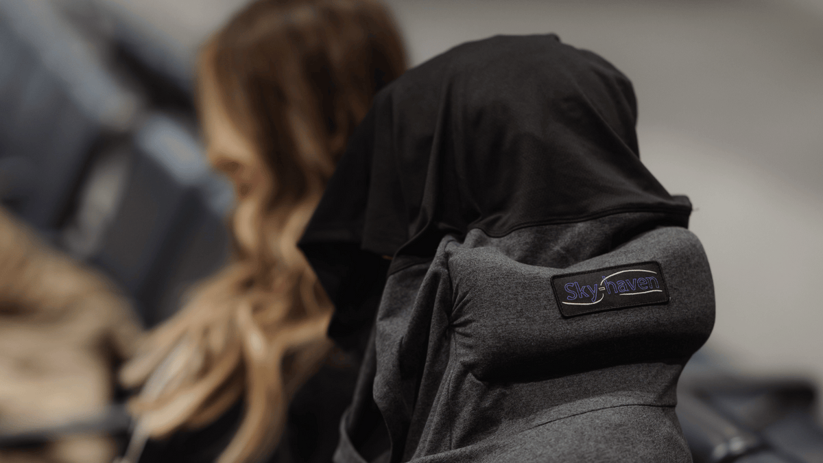 SKY-HAVEN TRAVEL home of the SLOODIE- best travel pillow for airplanes